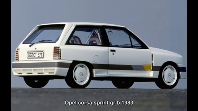 #2723. Opel corsa sprint gr b 1983 (Prototype Car)
