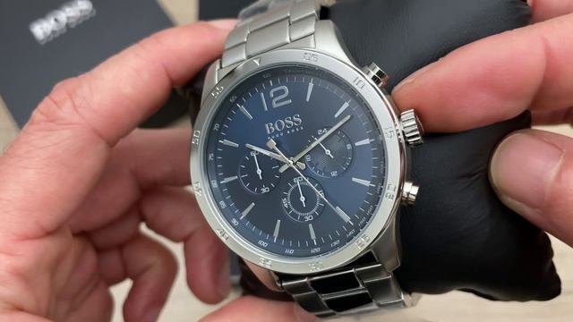 Hugo Boss Professional Chronograph Stainless Steel Men’s Watch 1513527 (Unboxing) @UnboxWatches