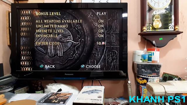 THE MUMMY PS1 CHEATS.