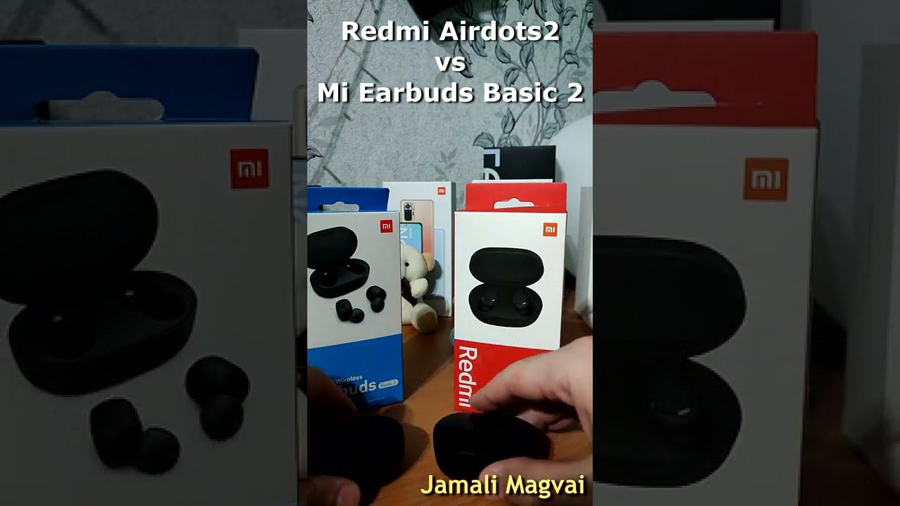 Redmi AirDots 2 Vs Mi True Wireless Earbuds Basic 2 #shorts