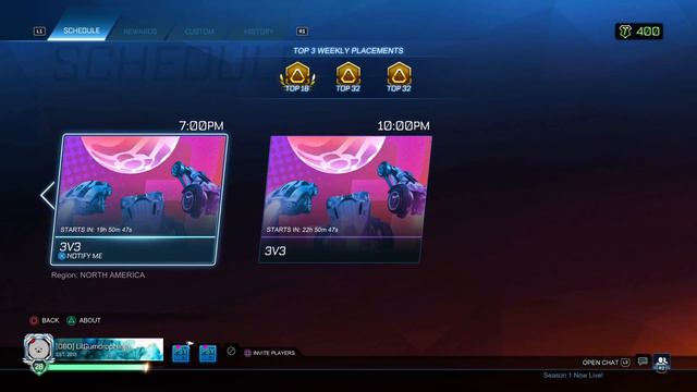 Rocket League Tournament Glitch