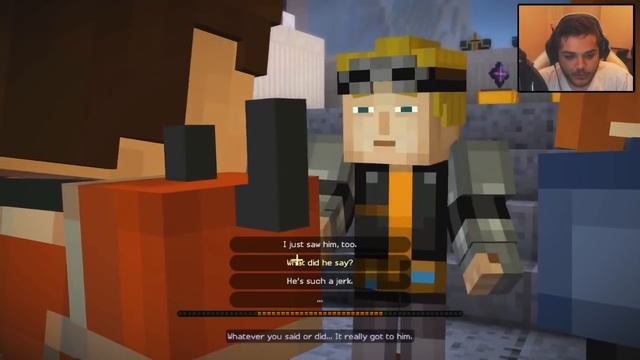 Minecraft | NEW SKY CITY WORLD!? | Minecraft Story Mode 5 [1]