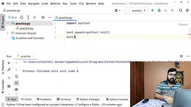 Text to Speech Using Python  Python in Bangla  Small Project  Convert Text to Speech in Python 