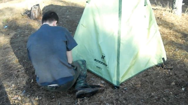 обзор палатки NORDWAY DOME 2