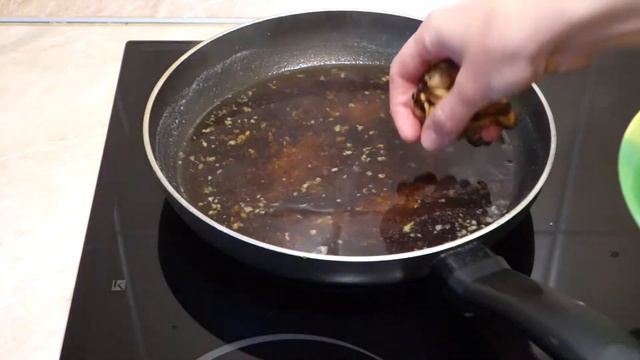 Мидии в сливочно-соевом соусе