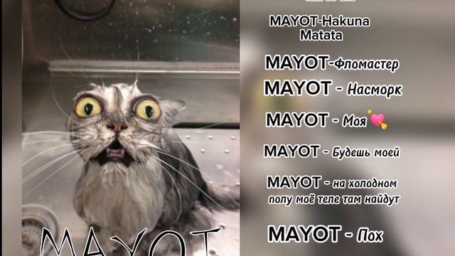 Плейлист с песнями MAYOT 💋🤍