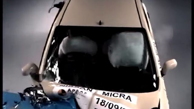 Nissan Micra 2008 ANCAP Crash Test 3 stars
