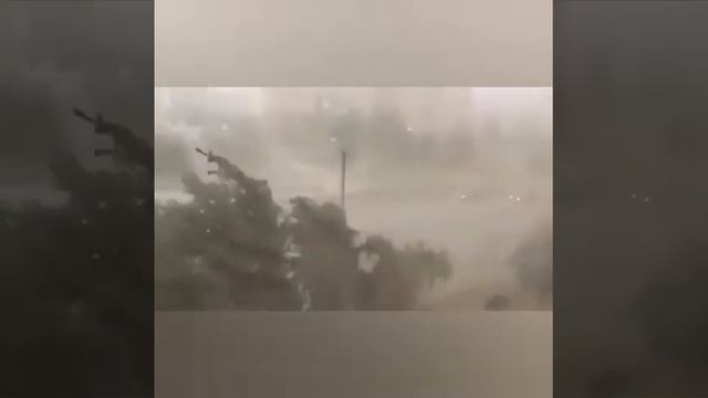 Сильный ветер в Караганде