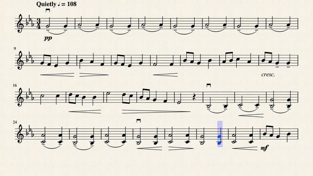 A New Year Carol - Benjamin Britten - Violon