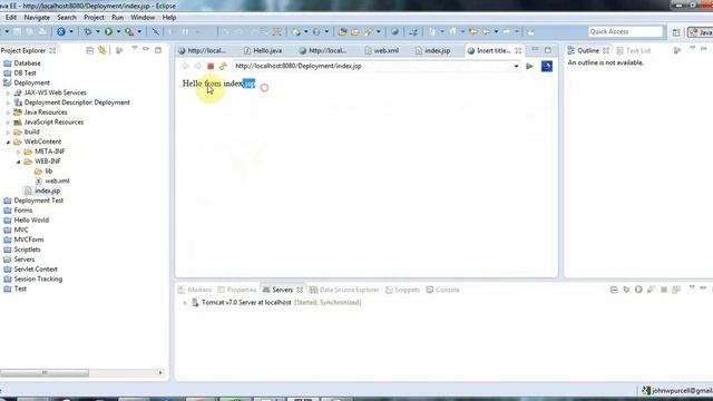 Servlets And JSPs - Deployment Descriptors (web.xml): Java Web Programming Part 5