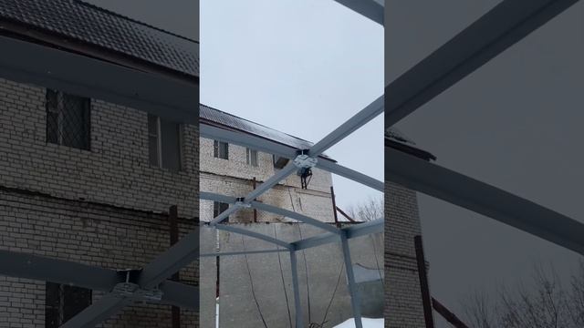 Крепеж теплицы, соединения секций