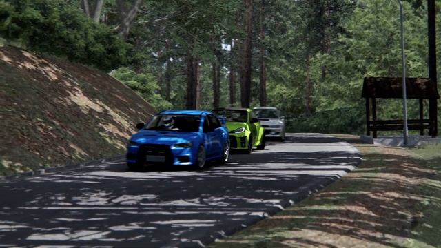 4wd Vs 4wd Vs 4wd Assetto Corsa Gunsai Touge - GR YARIS Vs LANCER EVOLUTION X VS IMPREWA WRX STI