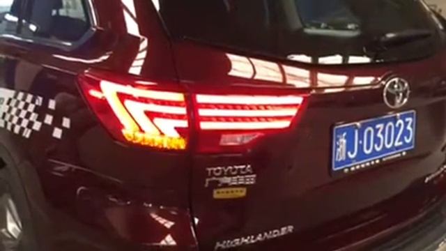 Toyota Highlander XU50 2014 LED Taillights /фонари тюнинг диодные