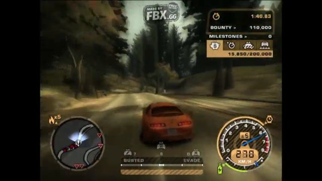 TOYOTA SUPRA ULTIMATE #NFS MW #COP CHASE PART 3 #BEAST KILLER #BEST GAME PLAY EVER