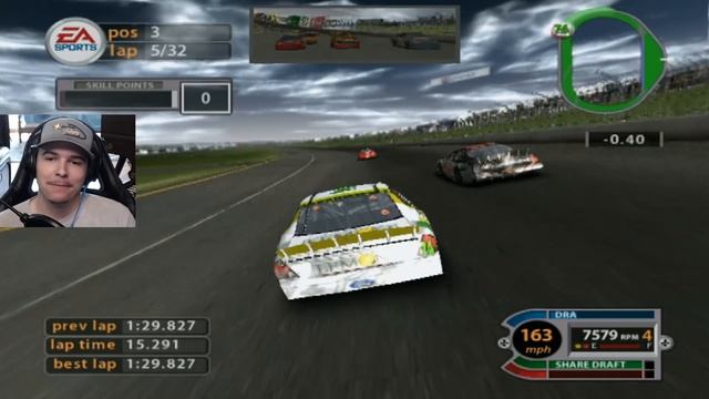 TURN 1 MAYHEM | NASCAR 2005: Chase For The Cup Career Mode | Chase Race #4 | Kansas