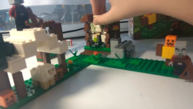 Обзор на Лего Minecraft аванпост