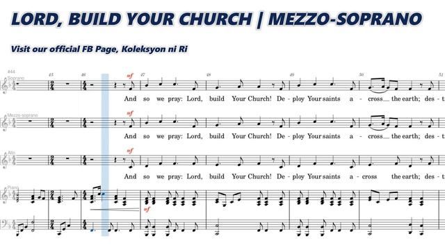 Lord, Build Your Church | Mezzo-soprano | Piano