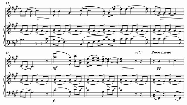 Silvestre Revueltas - Tres Piezas Para Violín Y Piano (1932) Score