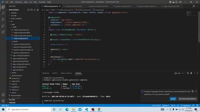 Angular 1 Minute Learning - What Is Output Decorator - Episode 9
