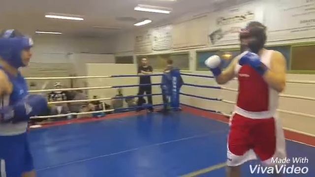 Никита Писоцкий. Спарринг в Кирьят Гат.23.12.2016.