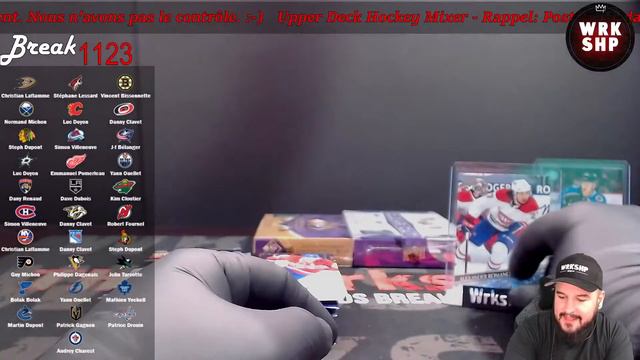 Break 1123. Upper Deck Hockey Mixer. DDM Again..!!!