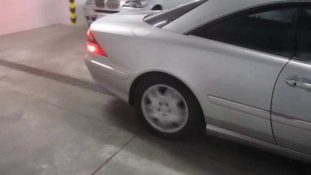 Mercedes CL500 C215 burnout and sound