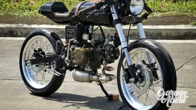 Belleza Negra 110cc Cafe Racer By Iron Macchina Customs, Based Off Ducatiny Mini