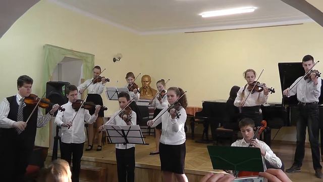 Скрипковий ансамбль ЛМШ №6. Е.Медведовский - Гамма-джаз