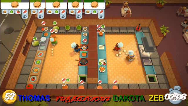 Let's Play Overcooked! #4 - Meat On A Bun!