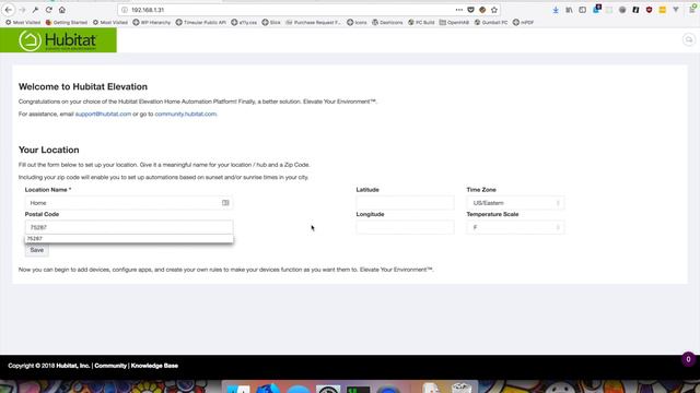 Hubitat Elevation Unboxing And Setup