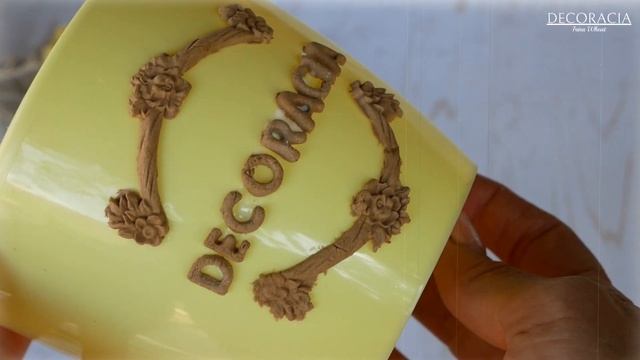 ДРЕВЕСНАЯ ПУЛЬПА - ДЕКОР СВОИМИ РУКАМИ/ HANDMADE FLOWERPOT