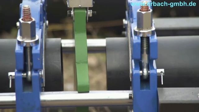Erbach - Mechanische Stumpfschweißgerät Für PE-Rohre. Phasen Des Schweißvorgangs Bei PE-Rohren