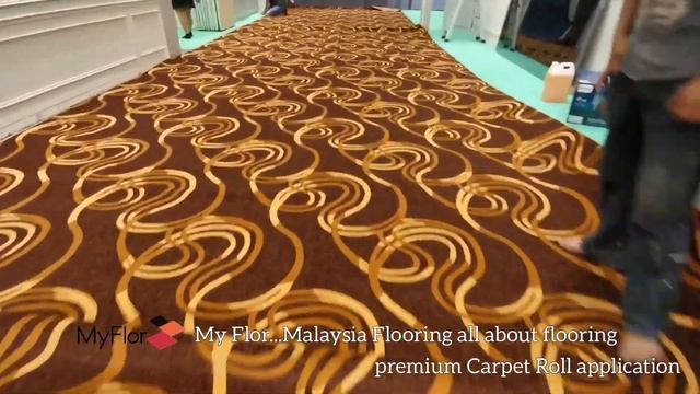 Malaysia Flooring, My Flor Flooring, Premium Carpet Roll Application Job, Carpet Floor