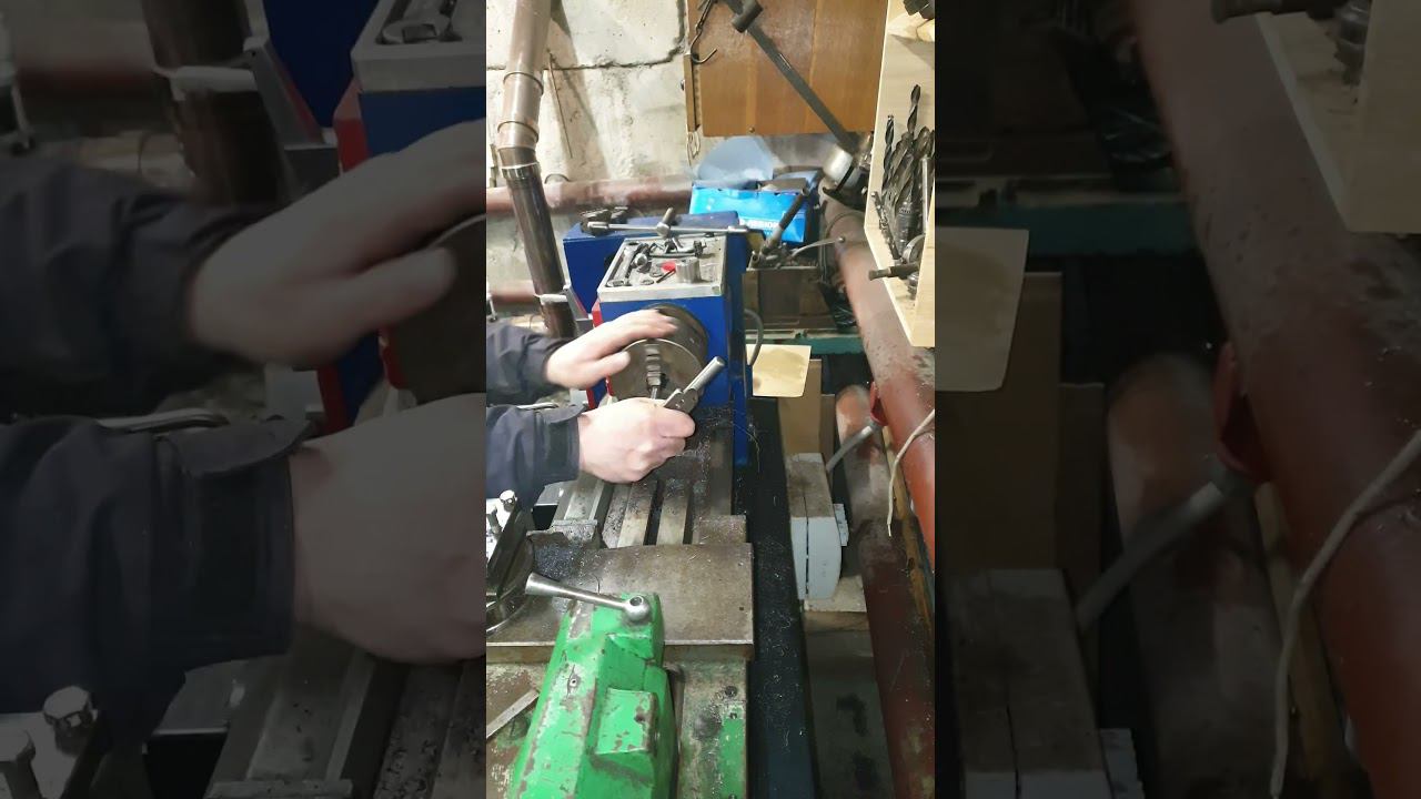 Шпонпаз на токарном #токарка #своимируками #гараж #токарныйстанок