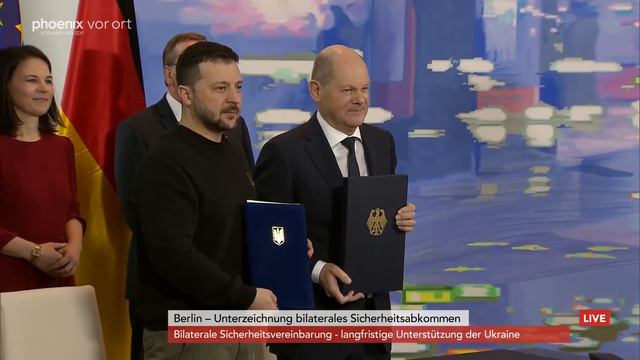 In Berlin: Ukraine-Präsident Wolodymyr Selenskyj Und Bundeskanzler Olaf Scholz | 16.02.2024