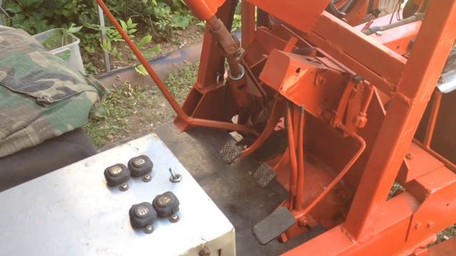 Обзор самодельного минитрактора. часть 1.