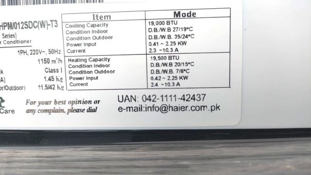 Latest Haier Solar Dc Inverter  Thunder T3 1.5 Ton Inverter 18HPM