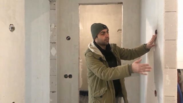 Черновая электрика.Ботанический сад.