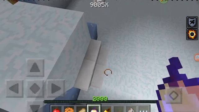 Снежный замок в майнкрафте