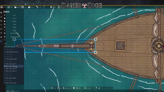 The Serpent - Harbour |  TTRPG Battlemap Timelapse [DungeonDraft]