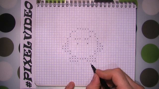 Как рисовать Шоки ( Shooky ) 슈키 из BT21 по клеточкам / Рисунки по клеточкам #pixelvideo