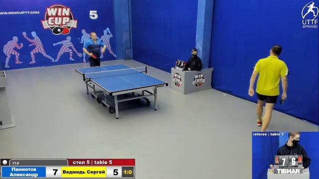 14:30 Паниотов Александр 3-0 Ведмидь Сергей Cтол 5 ЮГ-3 13.01.22