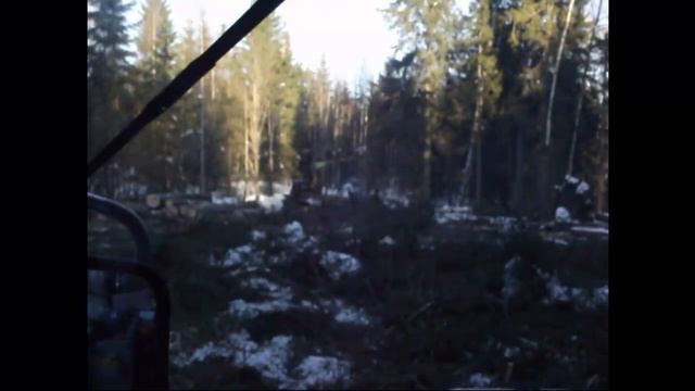 ТРАКТОР МТЗ 82 И ЛЕСОРУБЫ