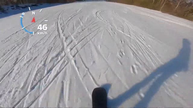 Мой рекорд 82кмч на сноуборде BURTON CUSTOM X