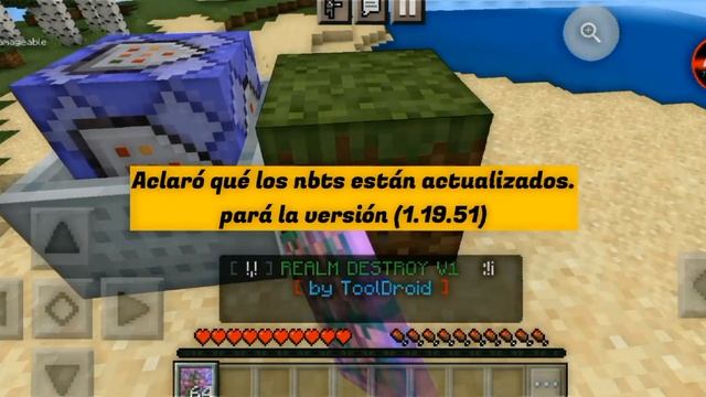 Toolbox NBT/destruir Realm's De Minecraft No Crash. (1.20.15) ?? #minecraft #toolbox #hacks