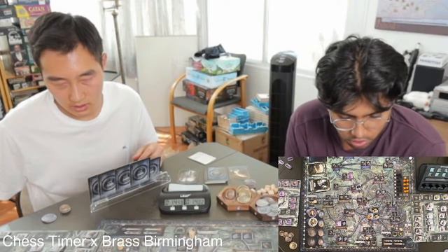 Brass Birmingham With Chess Timer