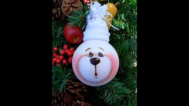Елочные игрушки своими руками