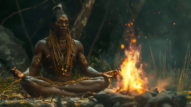 AMANI _ Deep & Emotional African Meditation Music _ Relaxing Ambient Background Music _ Campfire