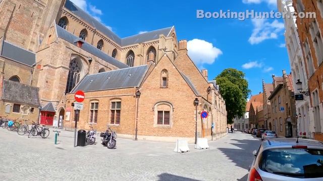 Bruges, Belgium Walking Tour (4k Ultra HD 60fps) – With Captions