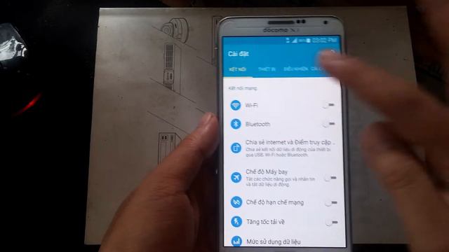 Tiếng Việt Docomo SC-01F Galaxy Note 3 Android 5.0 Xách Tay Japan OK